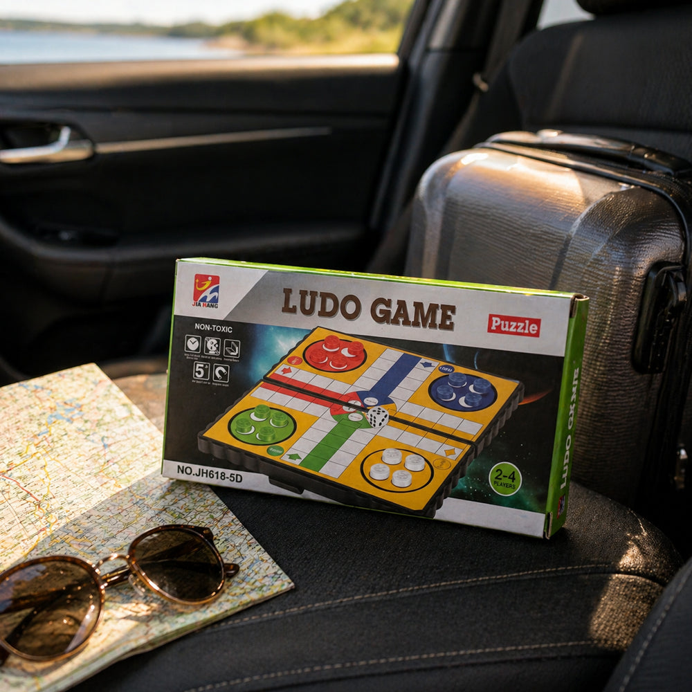 Ludo Reisespill – med magnetbrikker