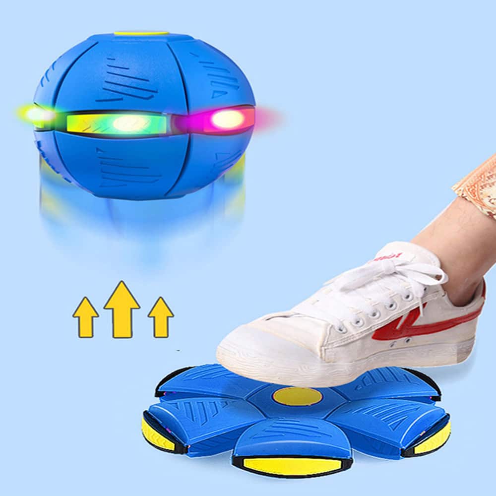 Frisbee / Ufo-ball – Morsom Formskiftende Ball – Rød eller Blå