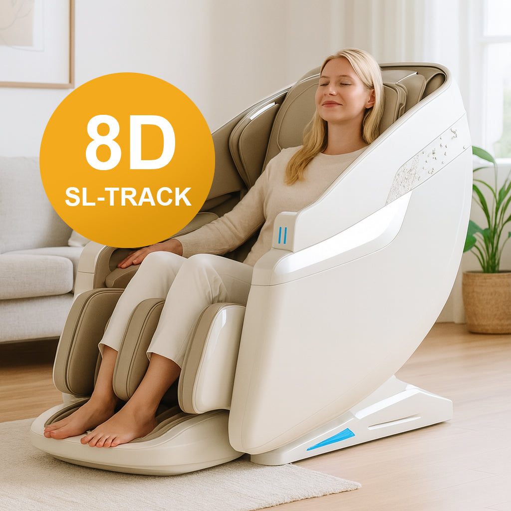 Massasjestol 3D med SL-teknologi, lufttrykksmassasje, Zero Gravity & Intelligent Styring – Modell 988R8