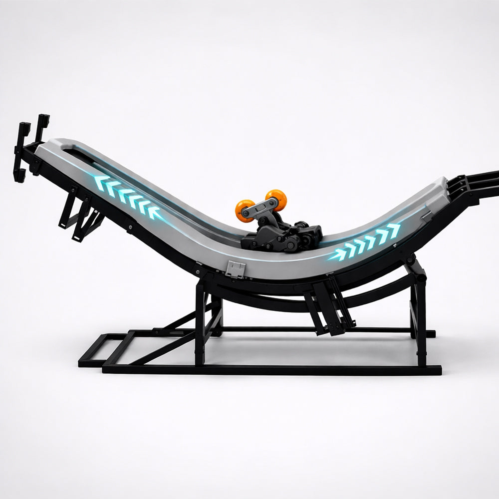 Massasjestol 4D med AI-styring, Dual Zone Stretching, 32 luftputer, varme i ben og rygg samt Zero Gravity