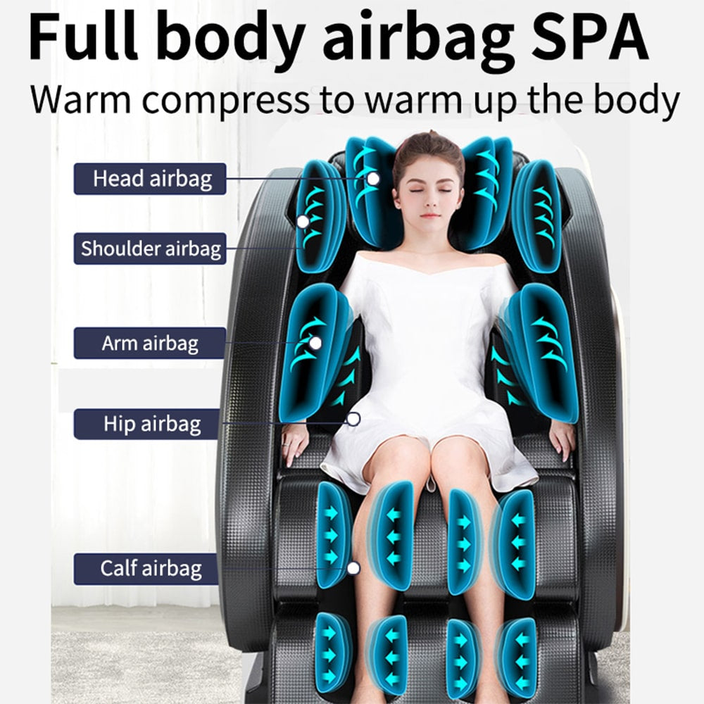 Massasjestol A5 – Varmebehandling, AI-styring, Zero Gravity og Berøringsskjerm