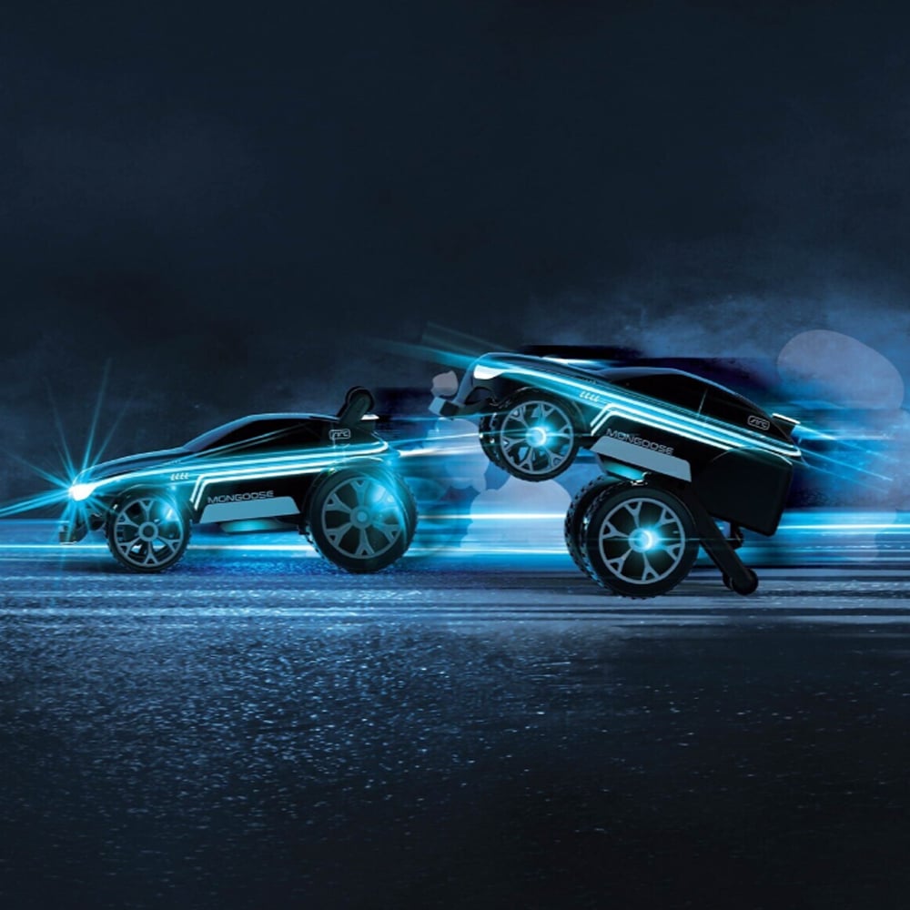 Stuntbil med 16 LED-lys fra Sharper Image