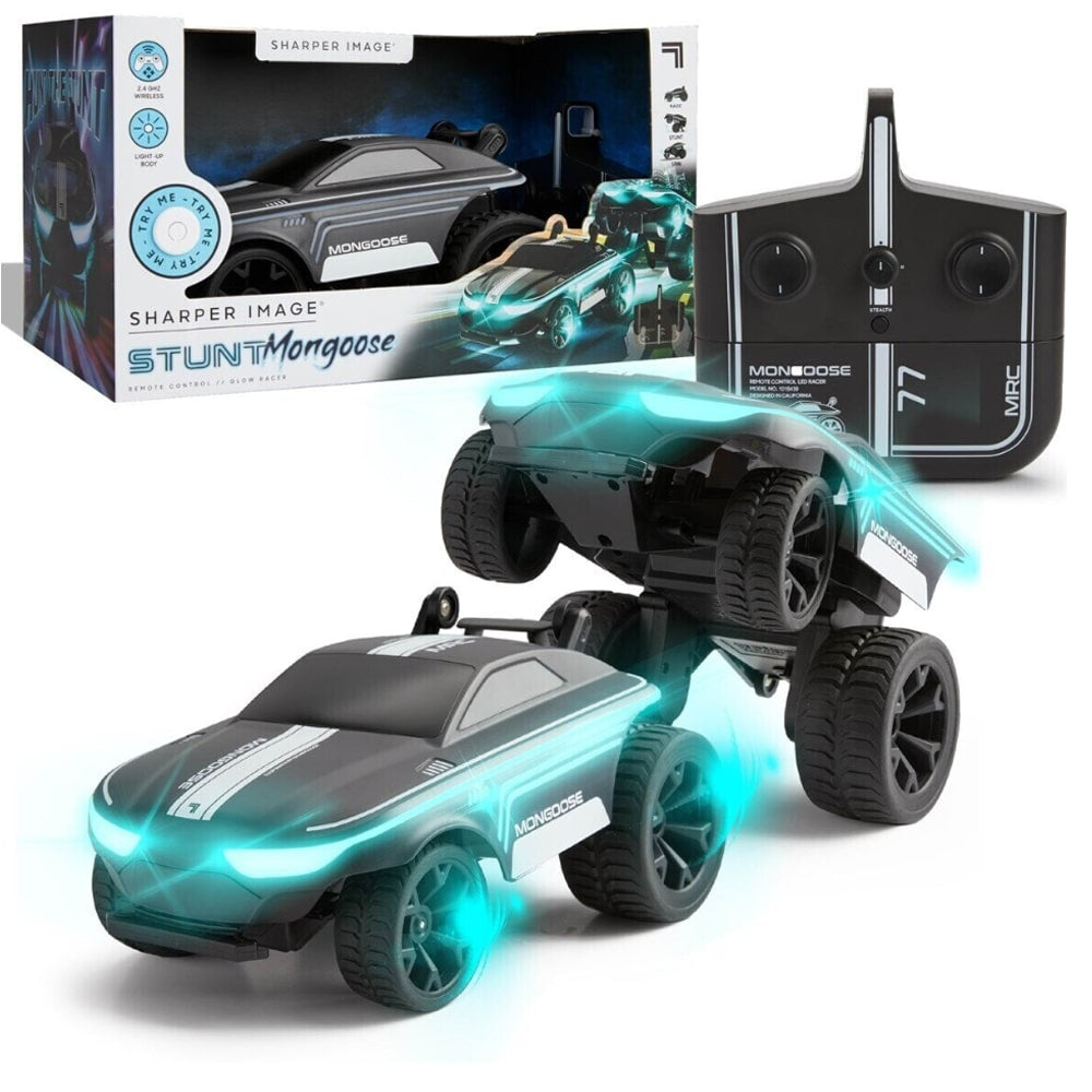 Stuntbil med 16 LED-lys fra Sharper Image