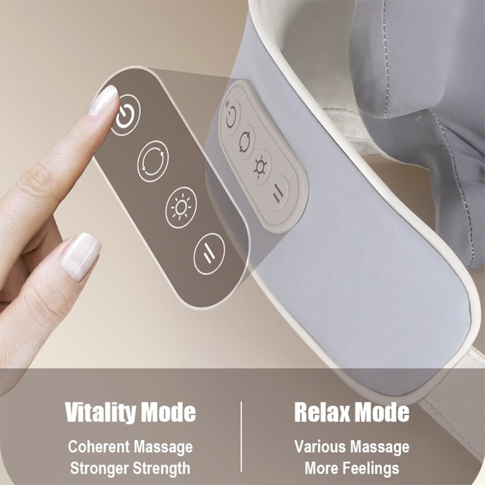 Nakke massasje med shiatsu-massasje og varme