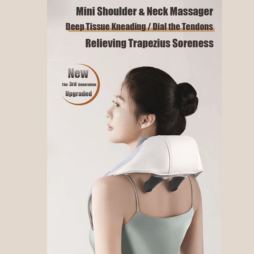 Nakke massasje med shiatsu-massasje og varme
