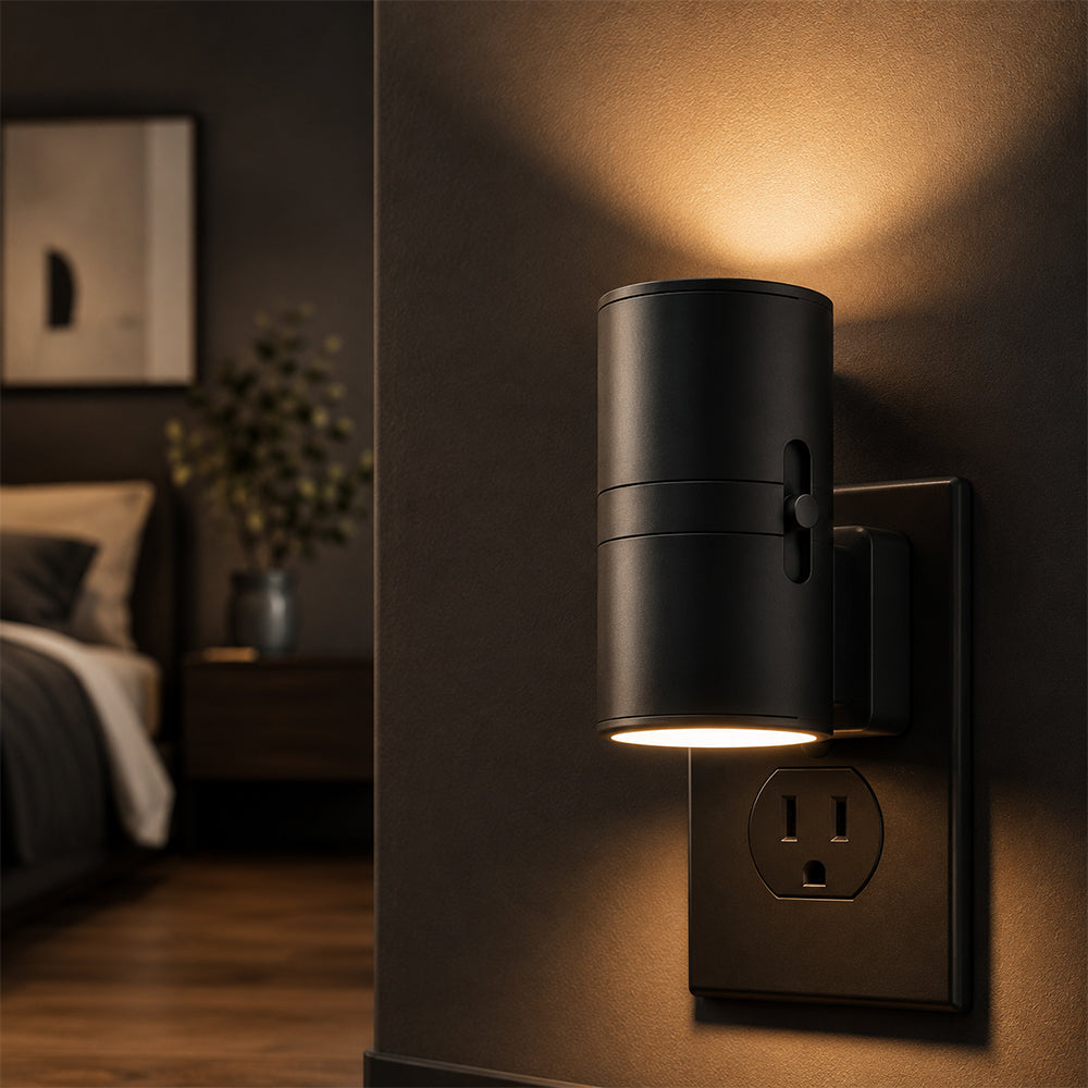 LED-nattlampe med sensor og justerbar lysstyrke