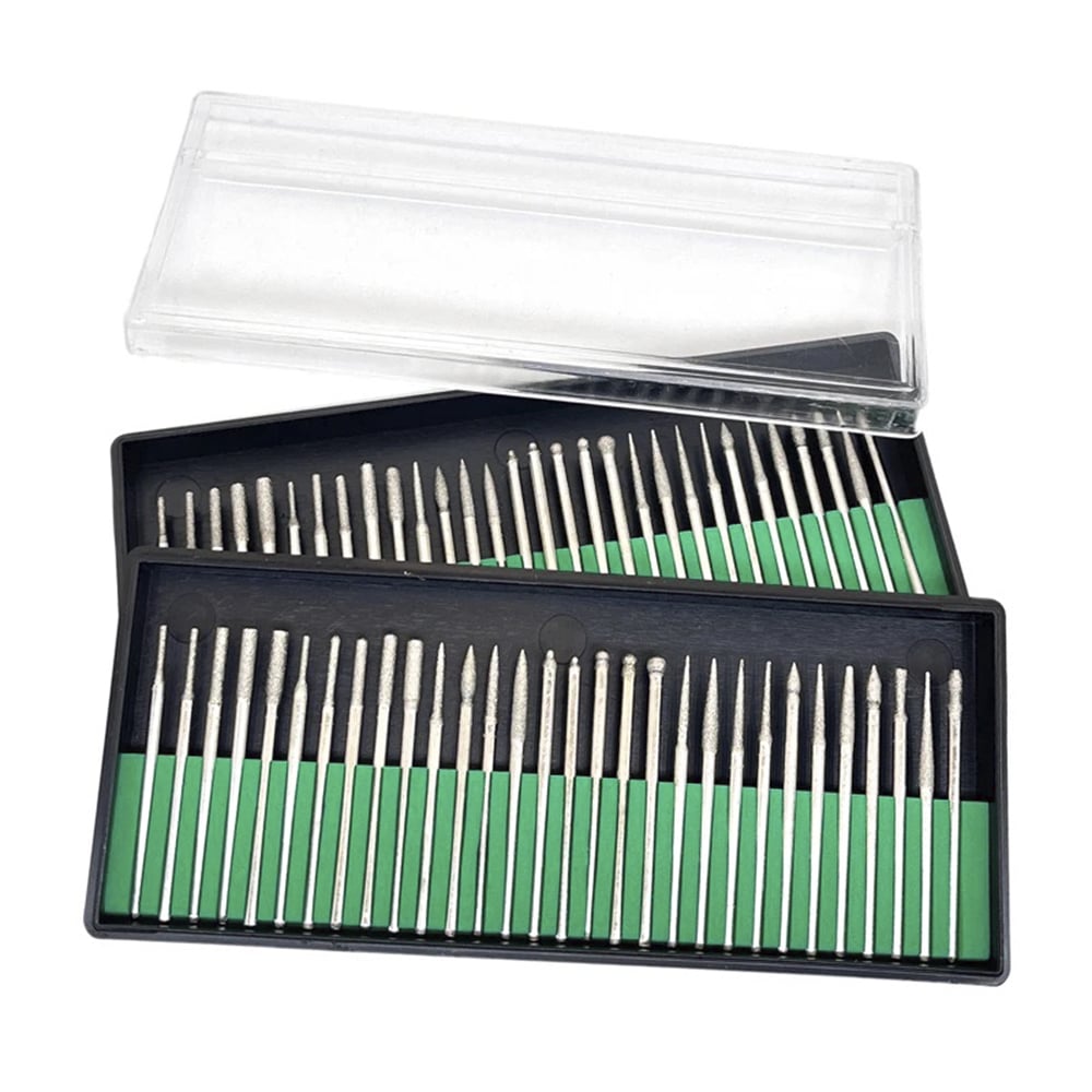 Neglebitsett Rustfritt Stål - 30 deler for elektrisk neglefil -