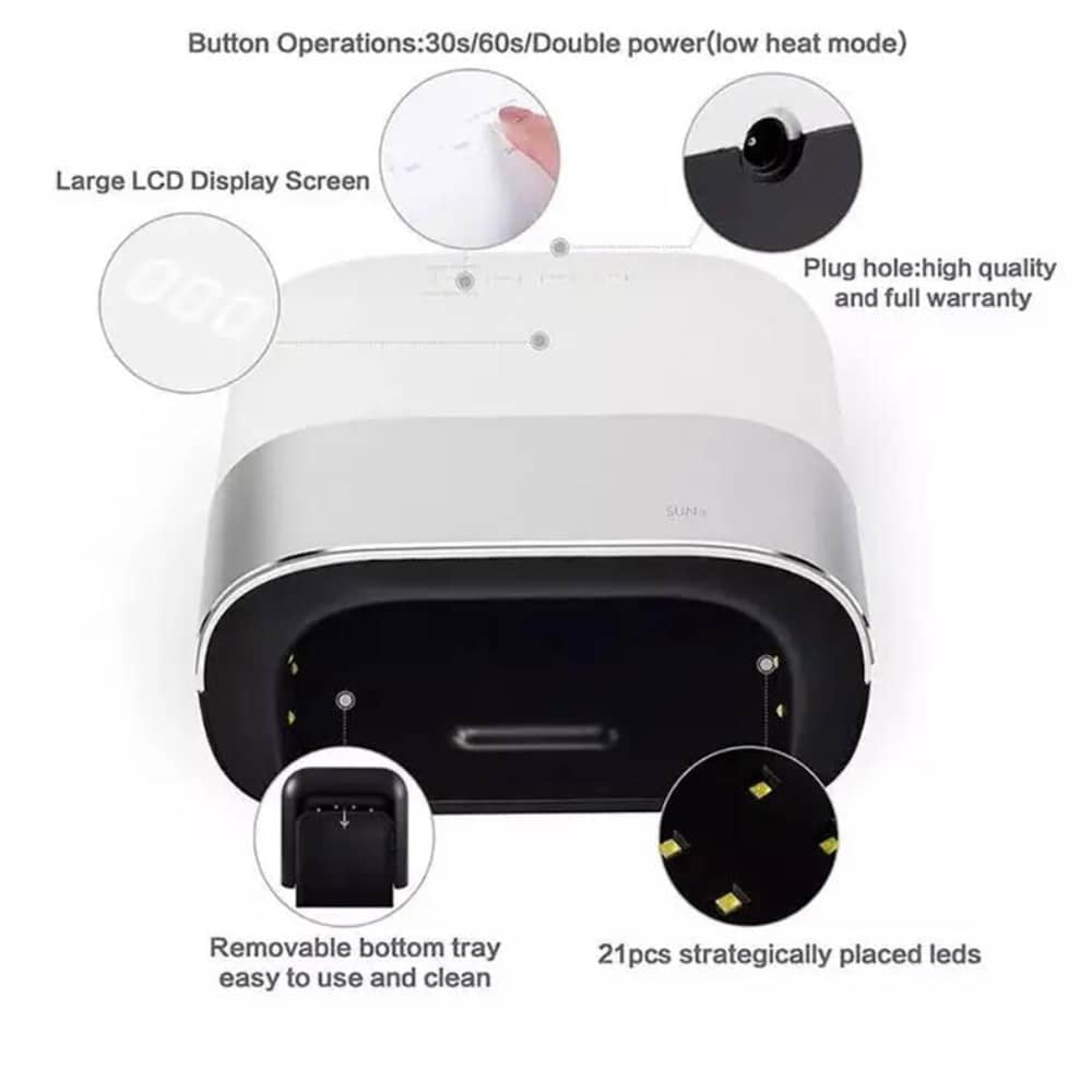 Negle UV-Lampe med 36 kraftige LED-lys