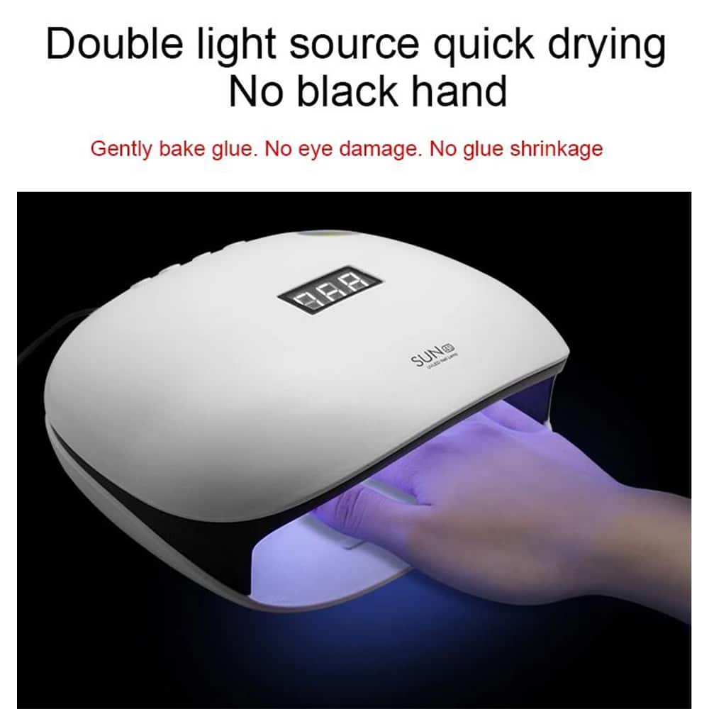 Negle UV-Lampe for 2 hender med 36 kraftige LED-lys