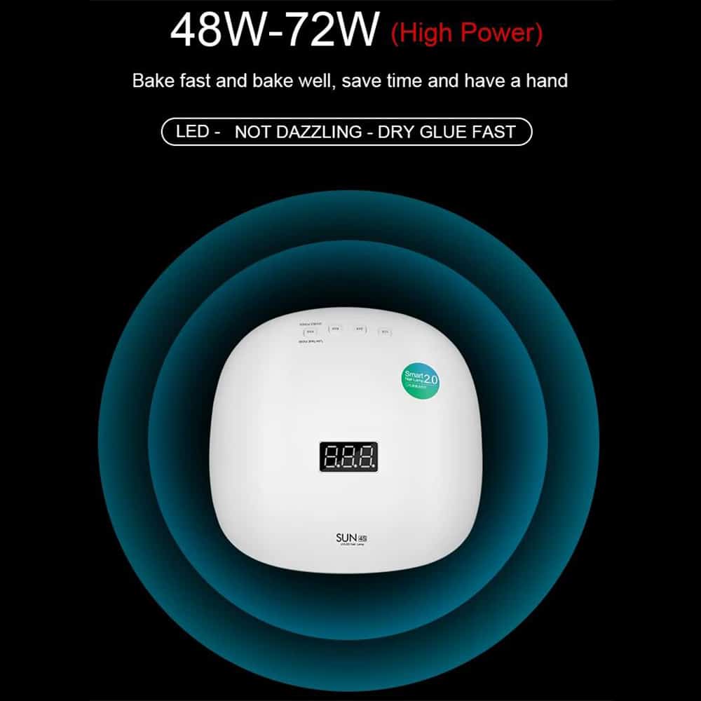 Negle UV-Lampe for 2 hender med 36 kraftige LED-lys