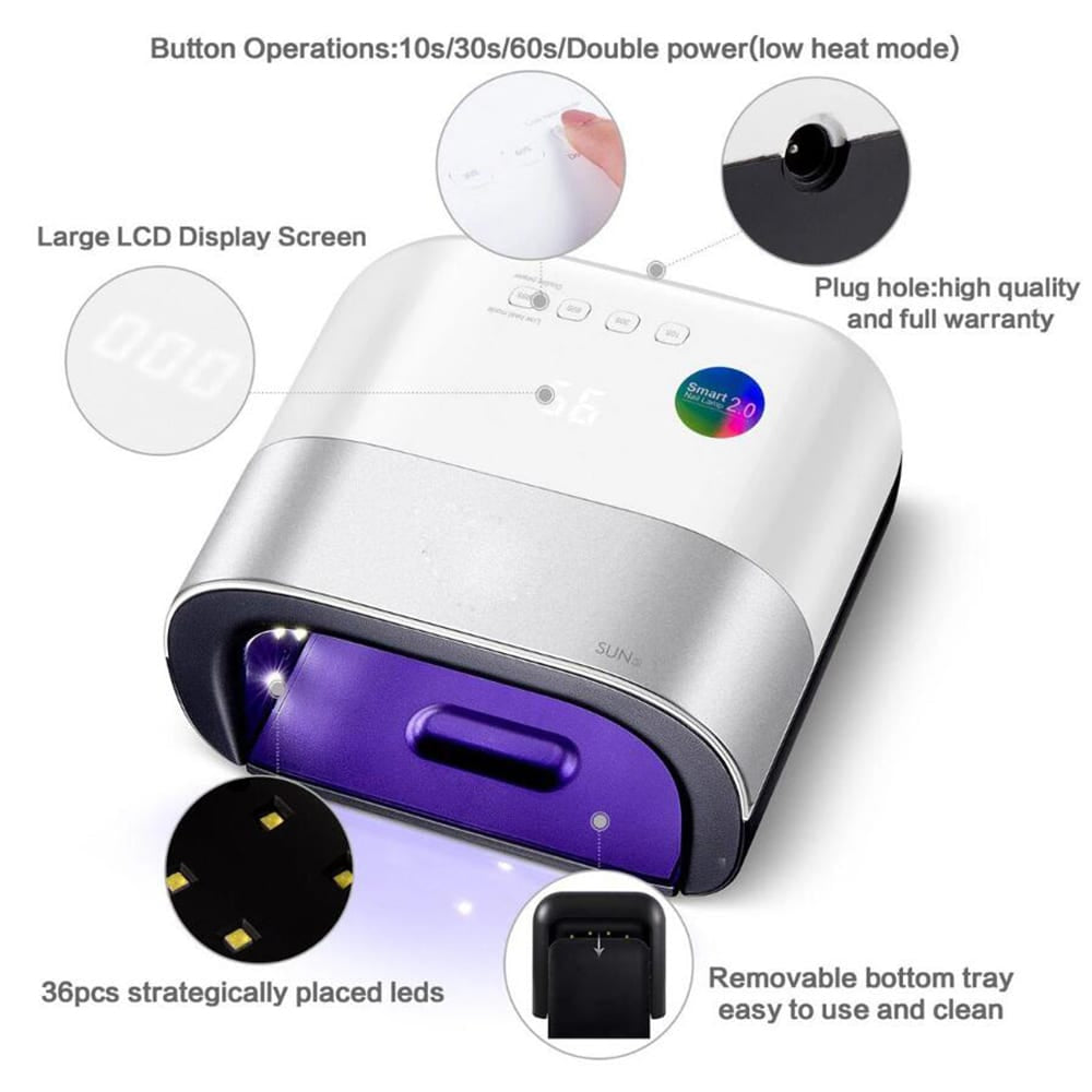 Negle UV-Lampe med 36 kraftige LED-lys