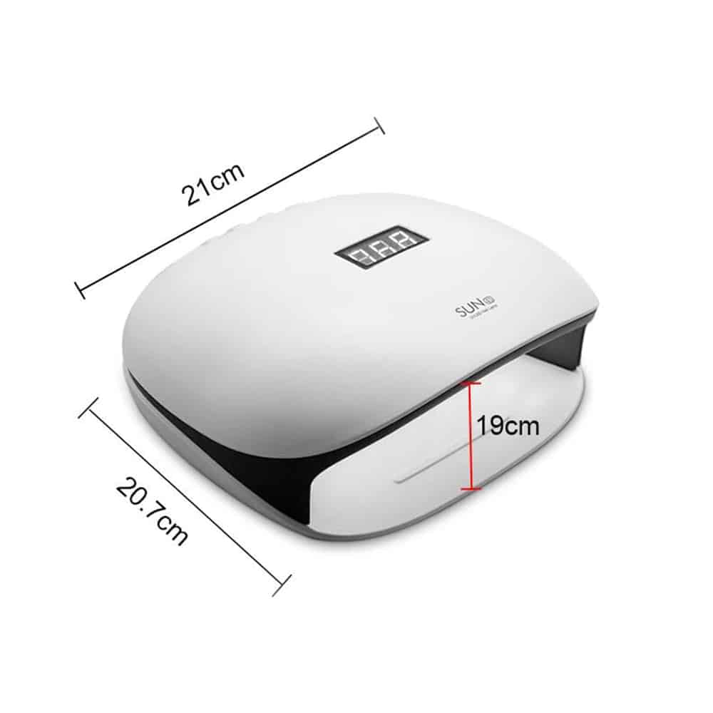 Negle UV-Lampe for 2 hender med 36 kraftige LED-lys