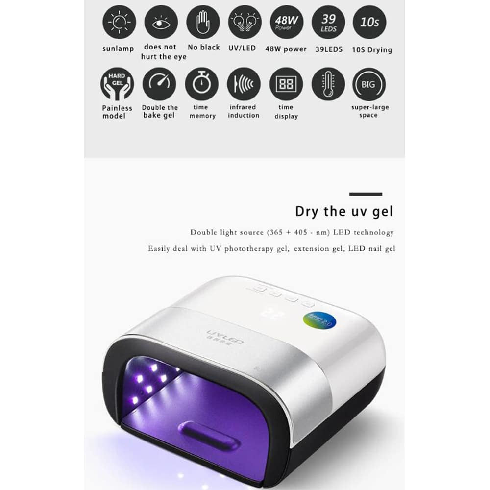 Negle UV-Lampe med 36 kraftige LED-lys