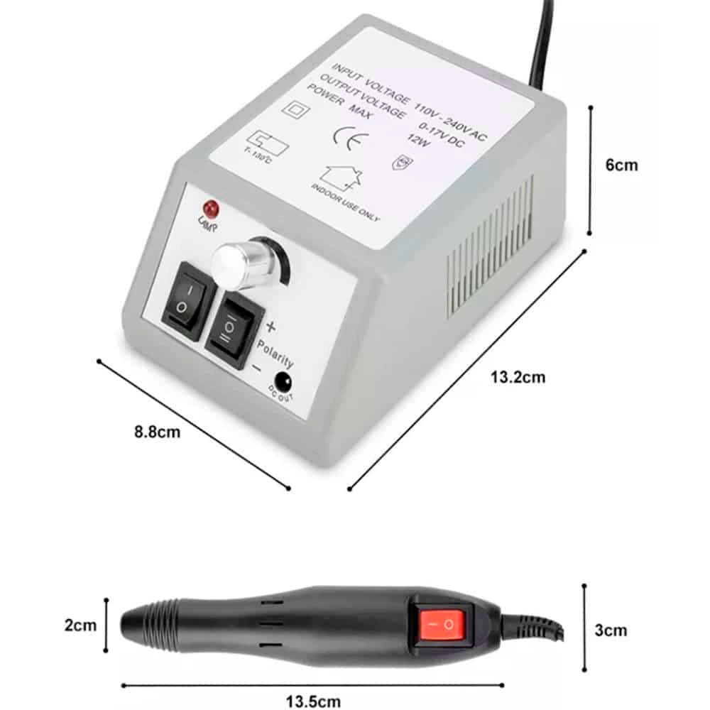 Profesjonell Elektrisk Neglefil