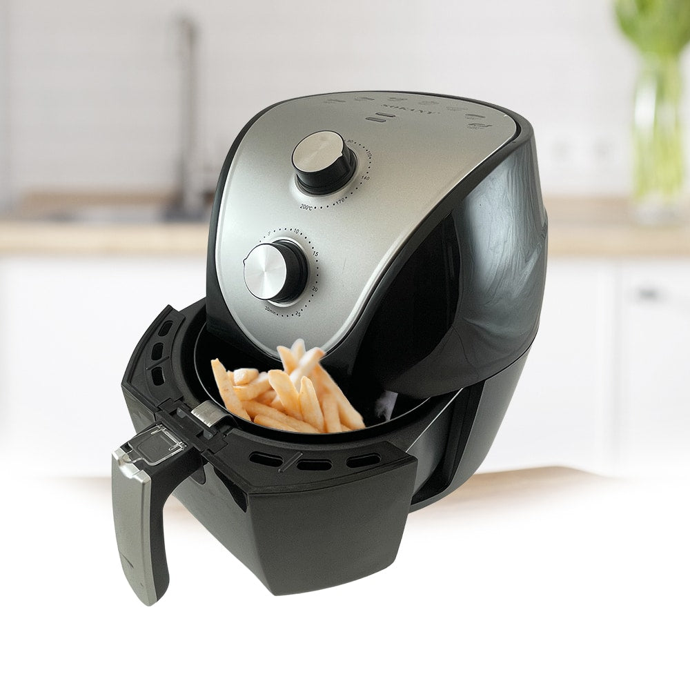 Luftfrityr 3.2 l. (Fettfattig: Grille, bake, steke og frityrsteke)