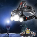 Profesjonell LED Hodelykt (5000 Lumen) - Multifunksjonell og Oppladbar