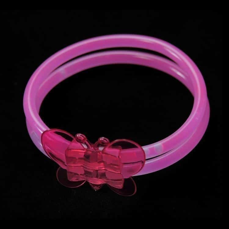 Selvlysende Sommerfugle Armbånd