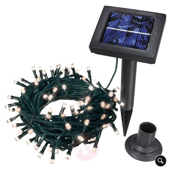 LED-lysslynge med solceller (flere farvevalg) - utendørs LED-lys