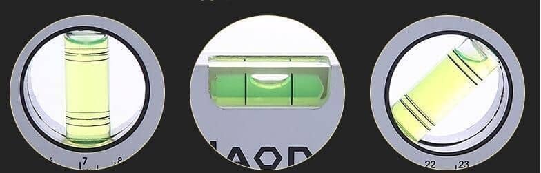 Vaterpas / Lodstok i aluminium