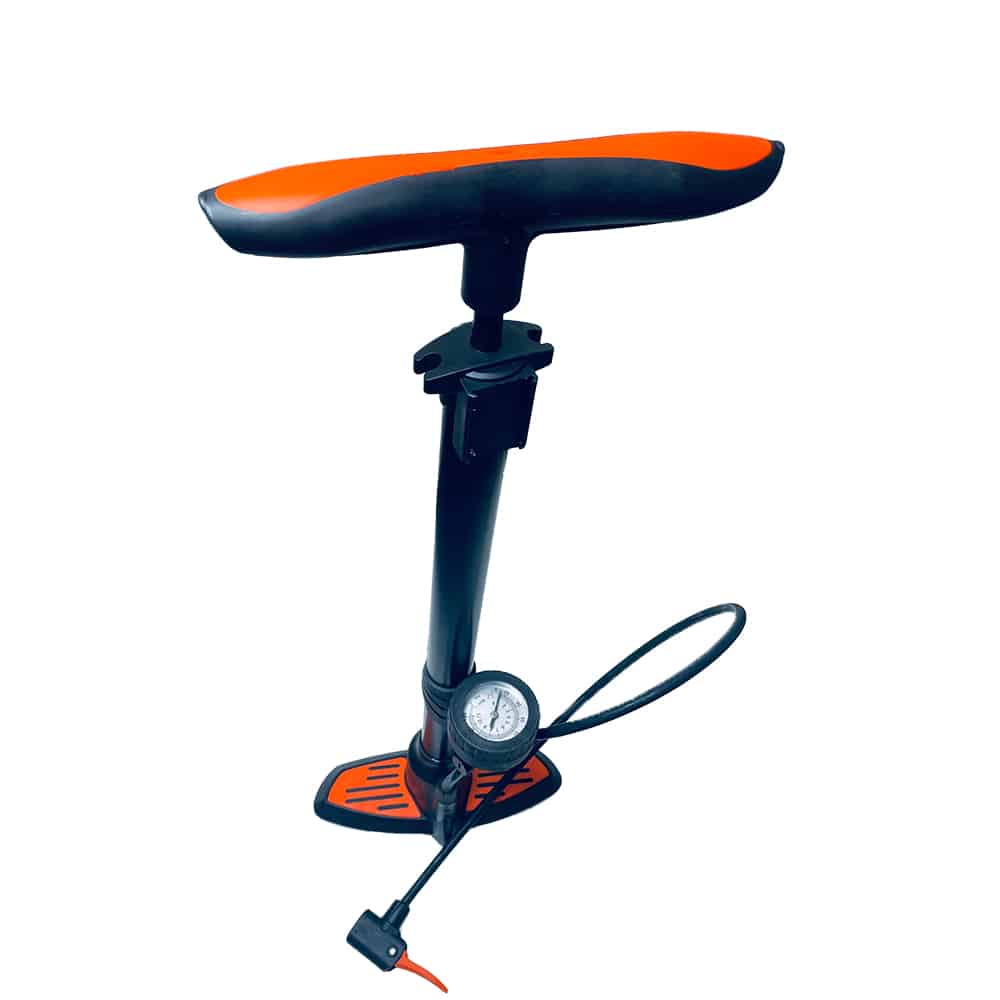 Sykkelpumpe Deluxe: 11 bar/160 PSI med Integrert Manometer