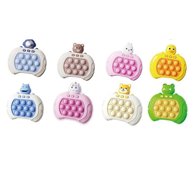 Quick Push Pop It Spill - mange farger og modeller -