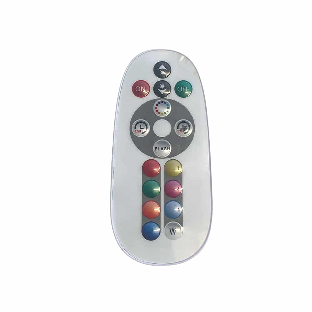 LED-bordlampe med hank – firkantet eller oval – RGB-fargeskift