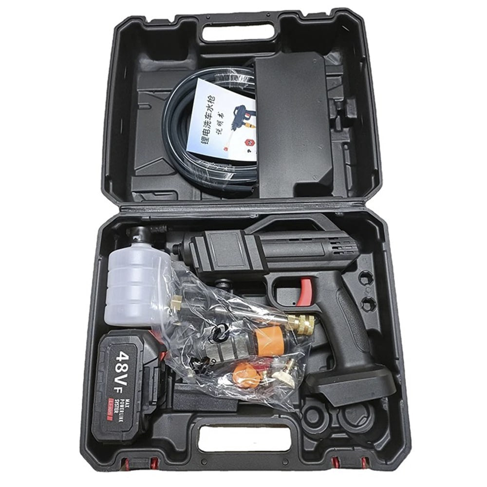 Høytrykksspyler 24 bar - m/batteri 200W inkl. oplader