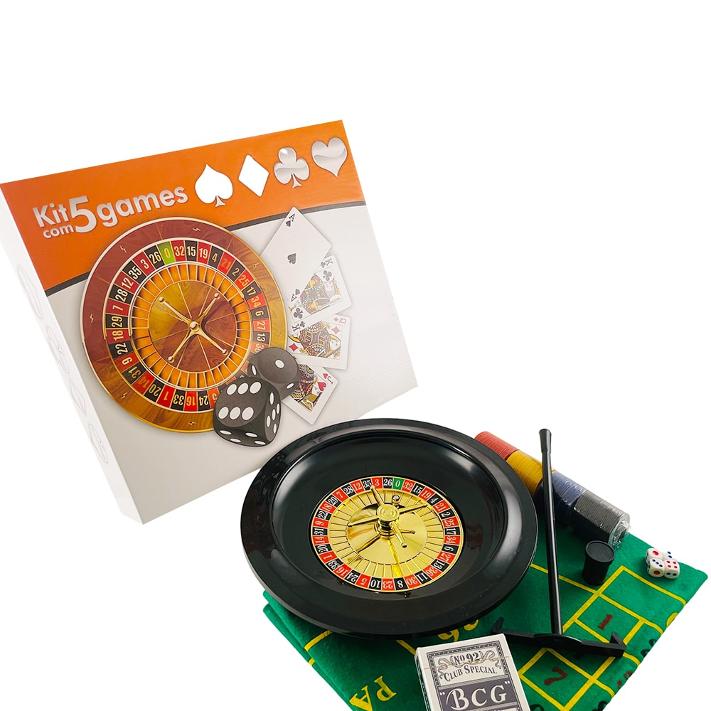 5 i 1 game set (roulette, poker, black jack m.m.)