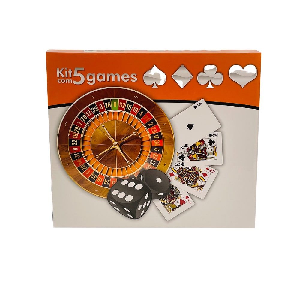 5 i 1 game set (roulette, poker, black jack m.m.)