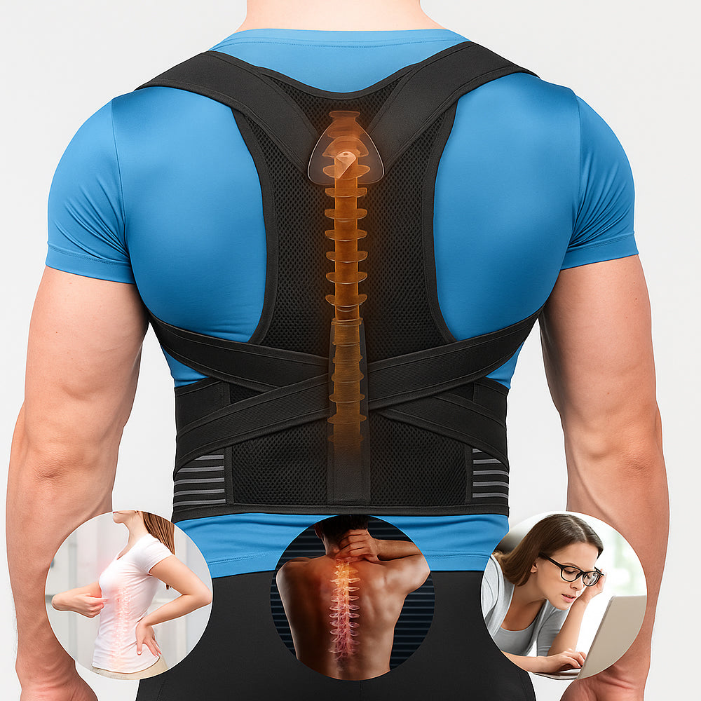 Holdningskorrigerende ryggstøtte