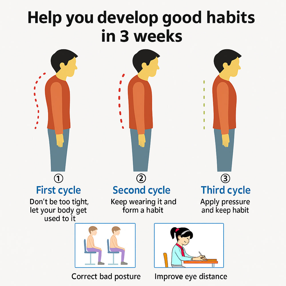 Holdningskorrigerende ryggstøtte