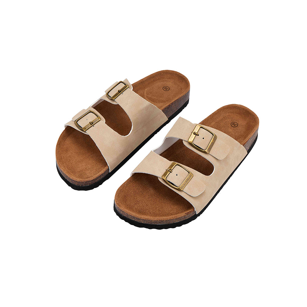 Klassiske remsandaler – svarte, brune eller beige