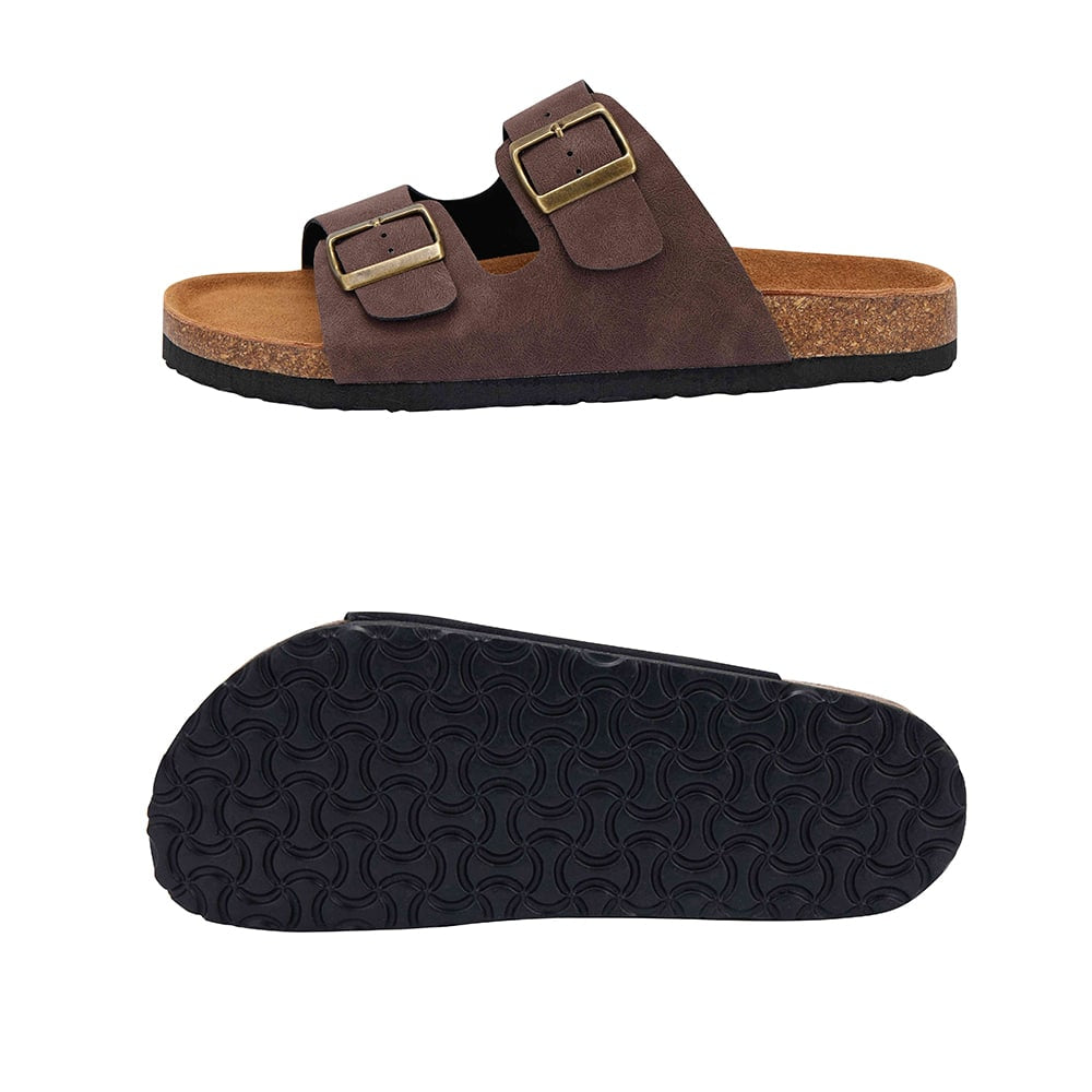 Klassiske sandaler for kvinner - brune -
