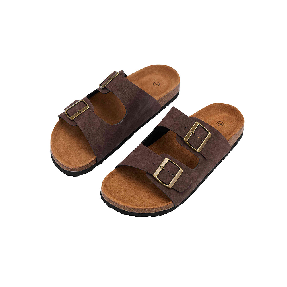 Klassiske remsandaler – svarte, brune eller beige