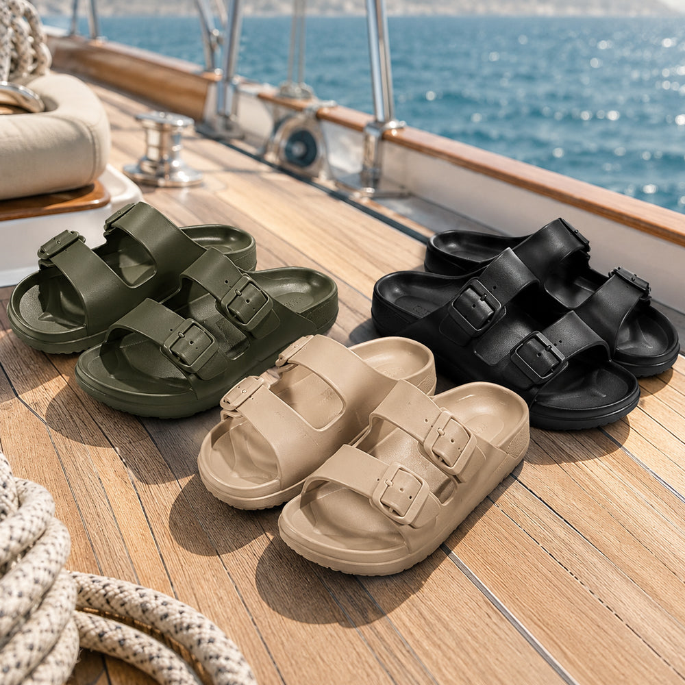 Slippers / Tøfler – i myk EVA – perfekte til sommer, ferie og avslapning