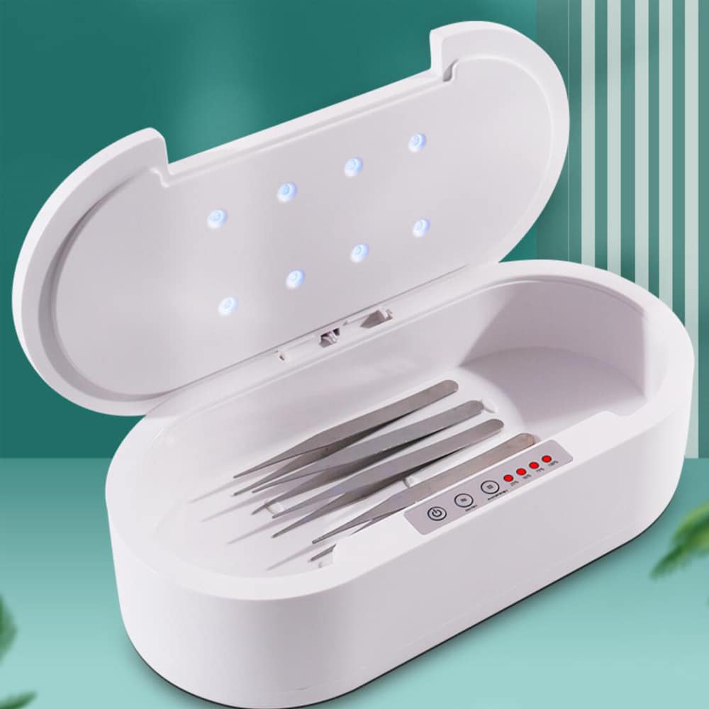 Smykke- og brillerenser med UV-C sterilisering og aromaterapi