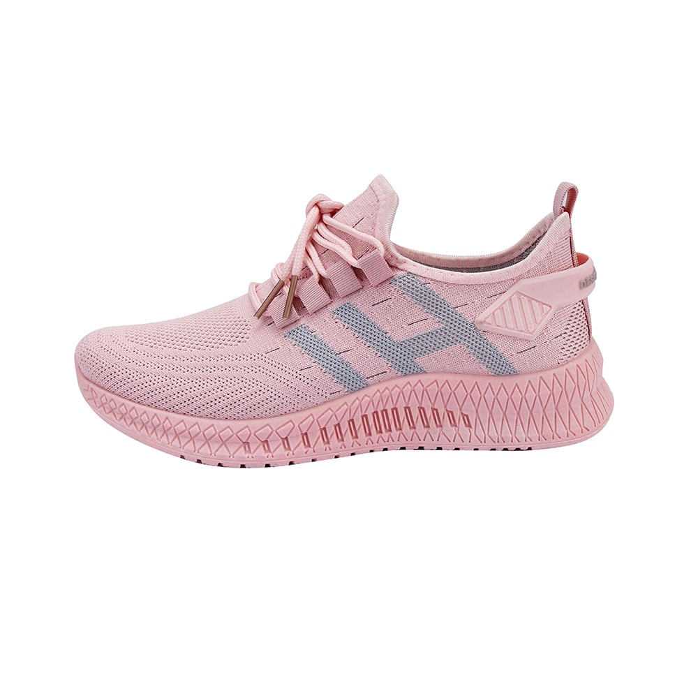 Løpesko/Sneakers for kvinner, pustende og med optimal støtdemping - rosa -