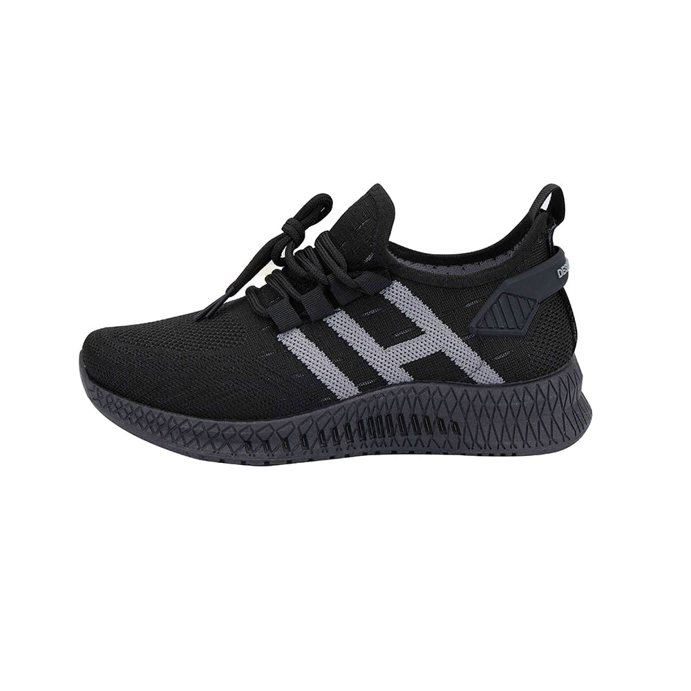 Løpesko/Sneakers for kvinner, pustende og med optimal støtdemping - svart -