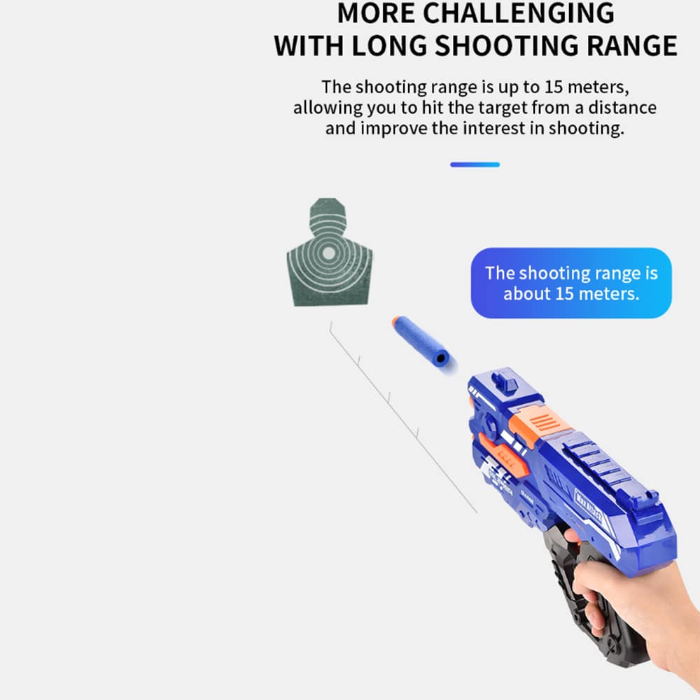 Soft Bullet "Super Shoot" – 4 forskjellige, superkule pistoler