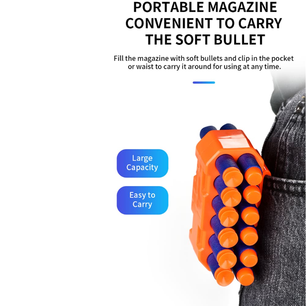 Soft Bullet "Super Shoot" – 4 forskjellige, superkule pistoler