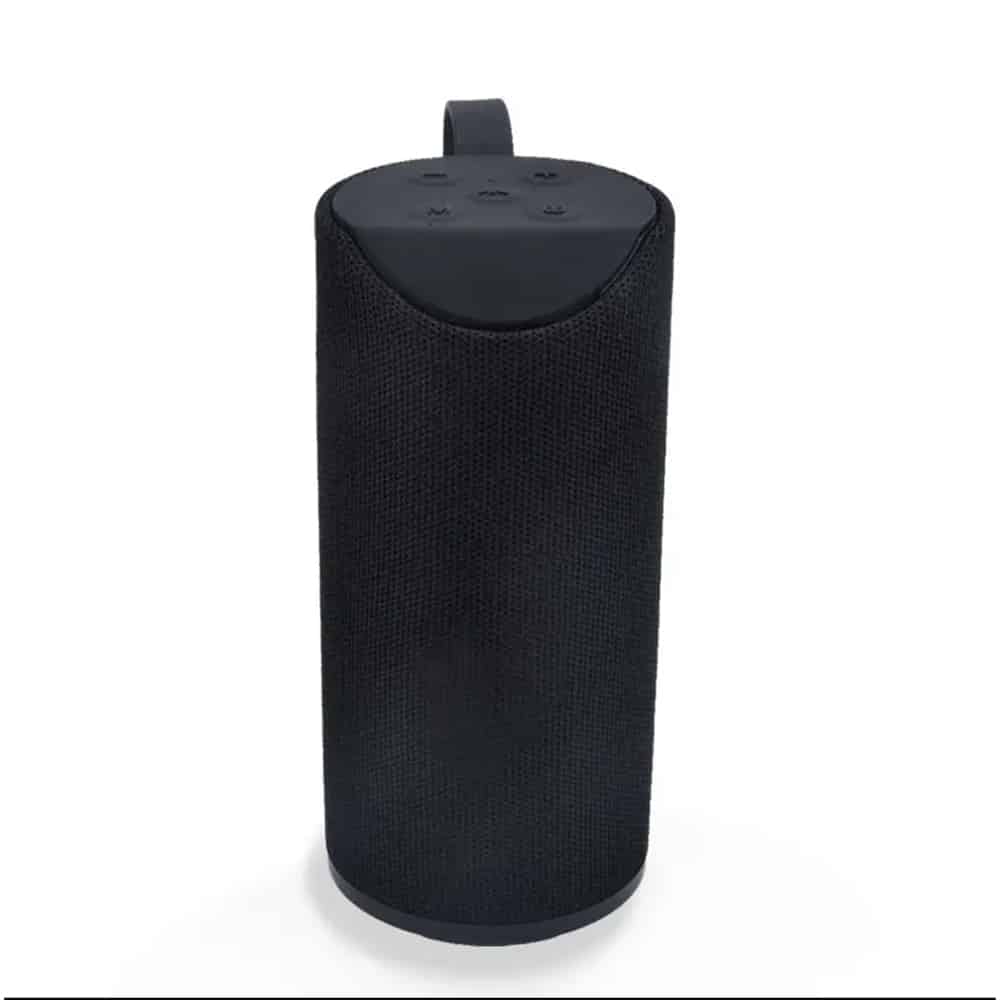 Bluetooth-høyttaler 5W med subwoofer og stoffdesign