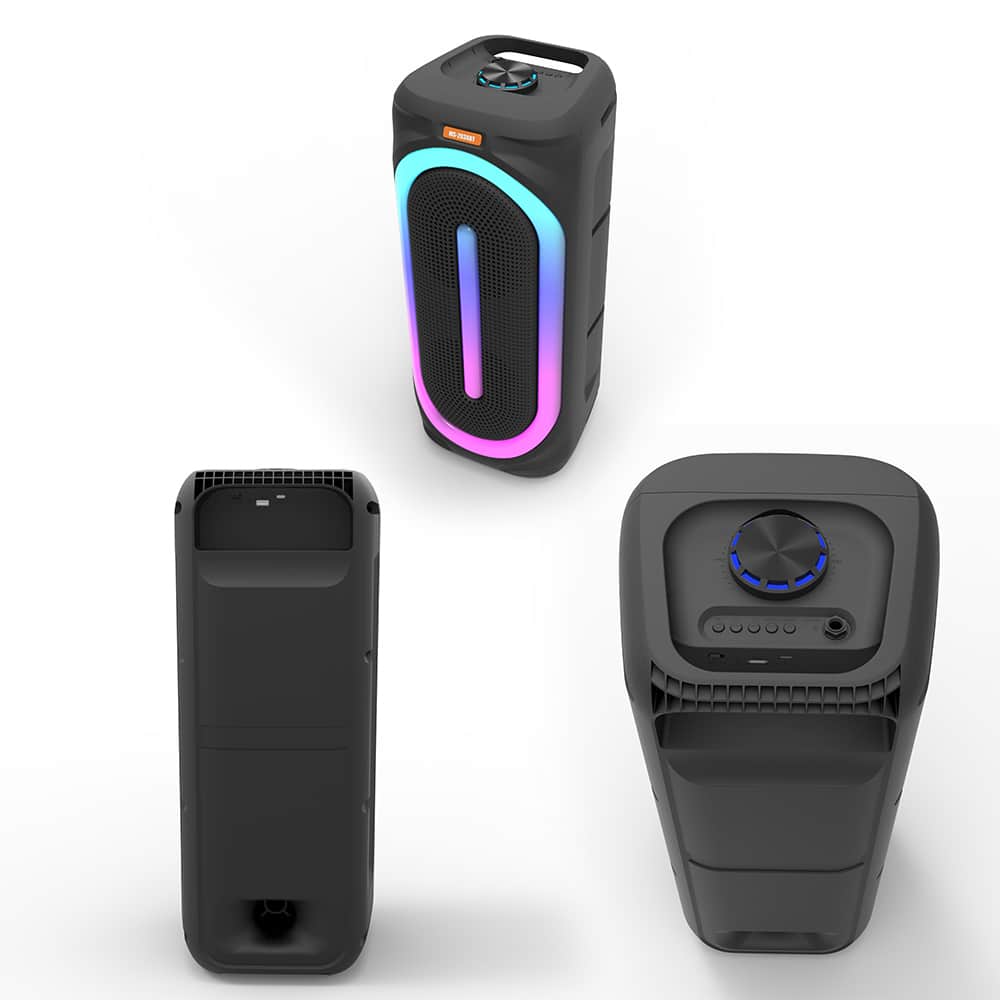 Bluetooth-høyttaler med RGB-lys, FM-radio og mikrofon