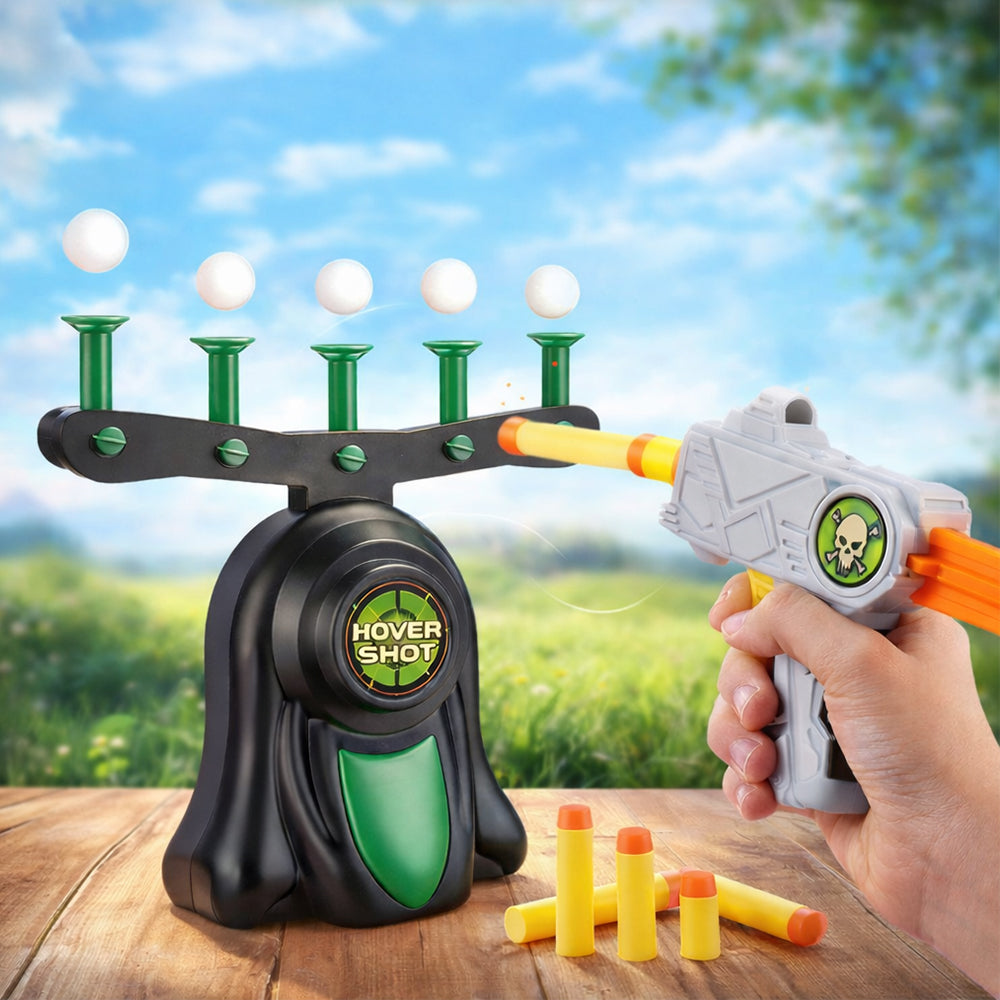 Hover Shot Skytespill – Morsomt skyteleketøy med svevende baller