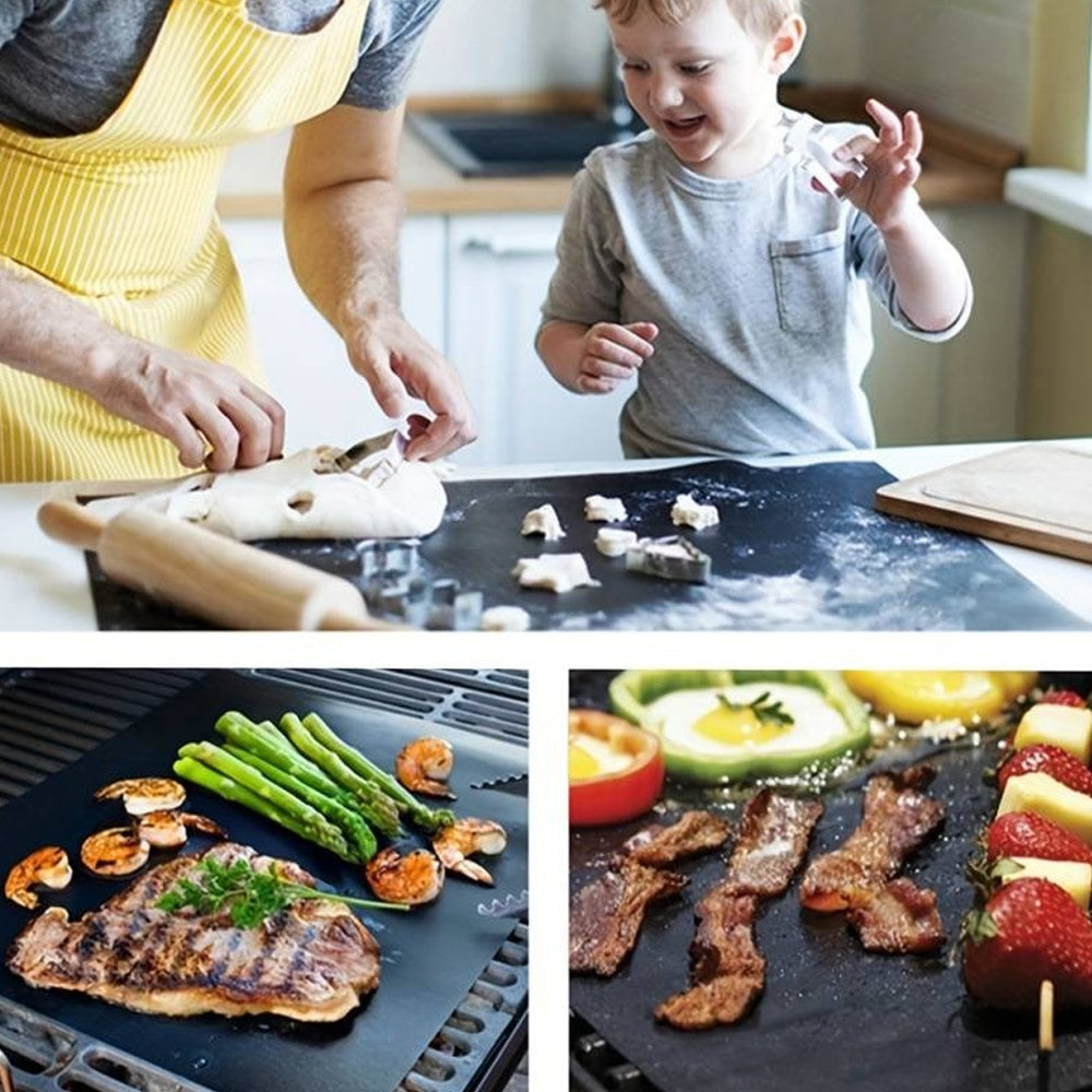 Grill/stekematte, teflonbelagt (5 stk.)