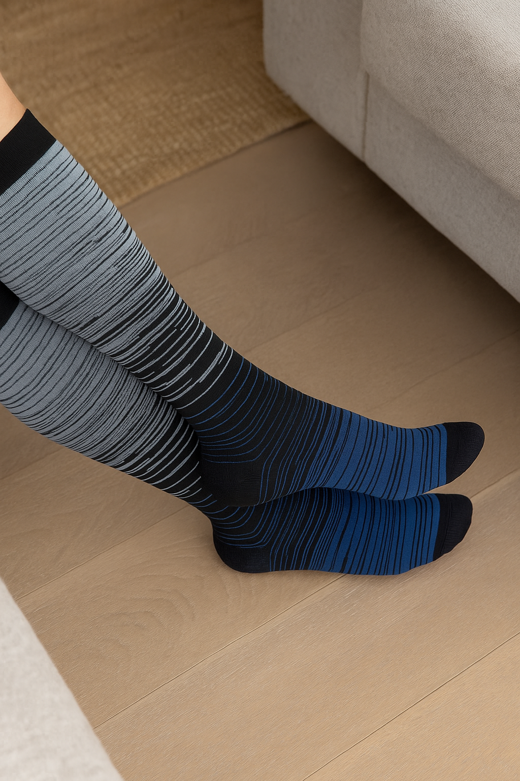 Støttestrømper / kompresjonsstrømpe – Melerte – flere flotte farger