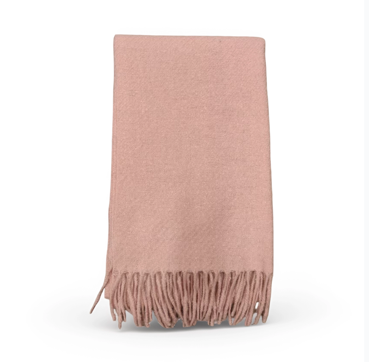 Elegant skjerf med frynser – flere vakre farger – 65 x 180 cm  – 230 g.