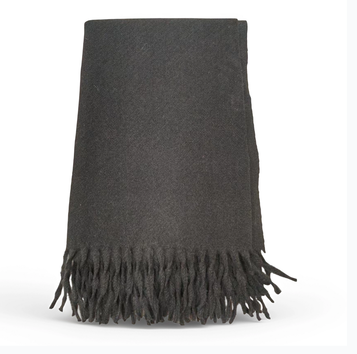 Elegant skjerf med frynser – flere vakre farger – 65 x 180 cm  – 230 g.