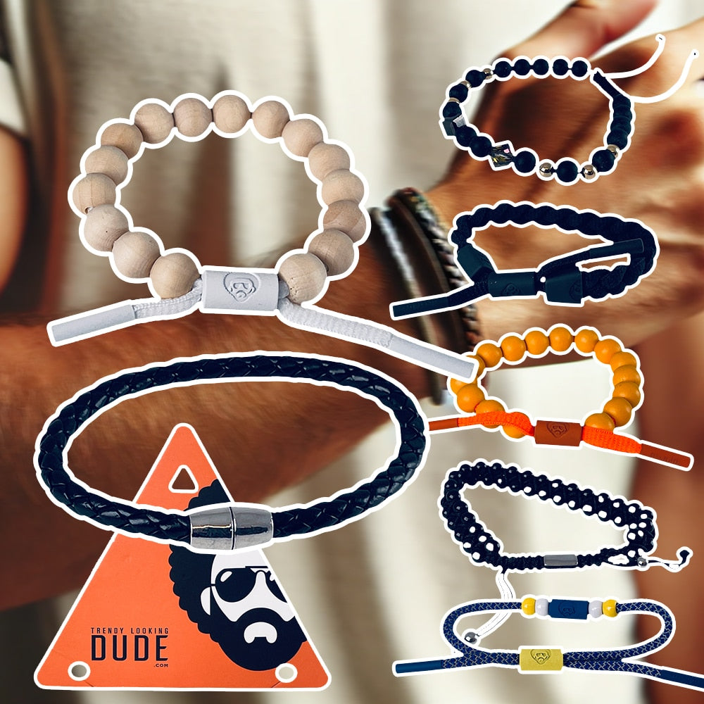 Armbånd til menn – unike design fra "Trendy Looking Dude"