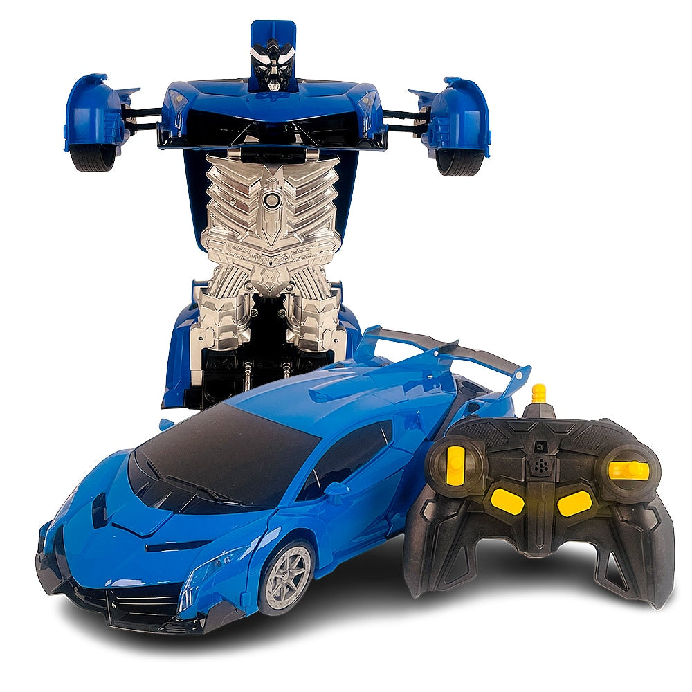 Fjernstyrt Transformer Bil med Lyd- og Lyseffekter