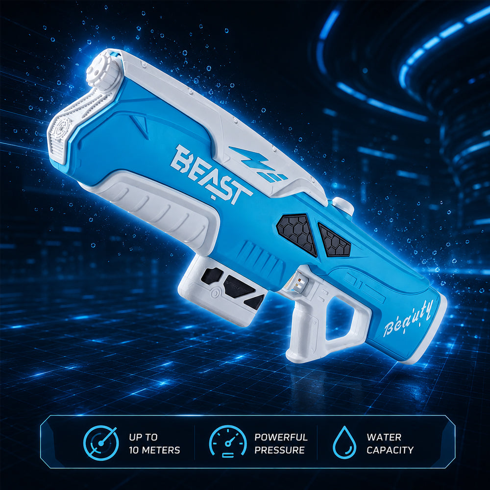 Elektrisk Vannpistol – BEAST Beauty – Kraftig Vannaction i Megastørrelse!